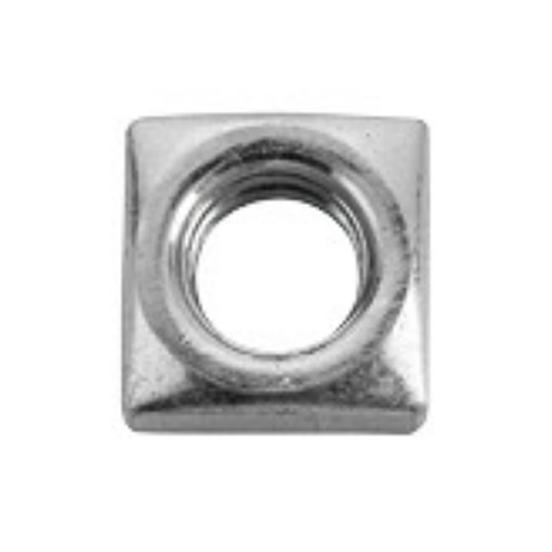 Dado quadrato in acciaio zincato DIN557