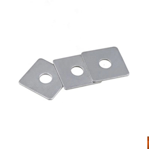 Rondelle quadrate piatte in acciaio zinco DIN436 details