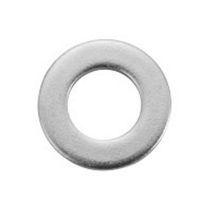 Rondella ad anello piatta in acciaio zincato DIN125A details